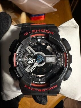 Casio Black and Red G-Shock Sport Watch